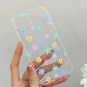 Floral silicone iphone case